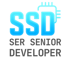 Logo Ser Senior Developer, clases de inglés para IT